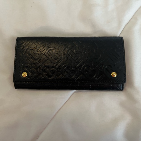 Burberry black continental wallet,All Products : American Fashion Style Bags On Sale